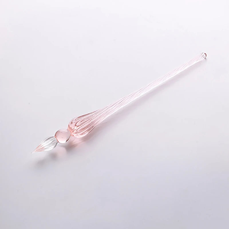 Starry Crystal Glass Dip Pen Crystal Vintage Glass Dip Pen for Art Writing Painting Signature Decoration Holiday Gift Set