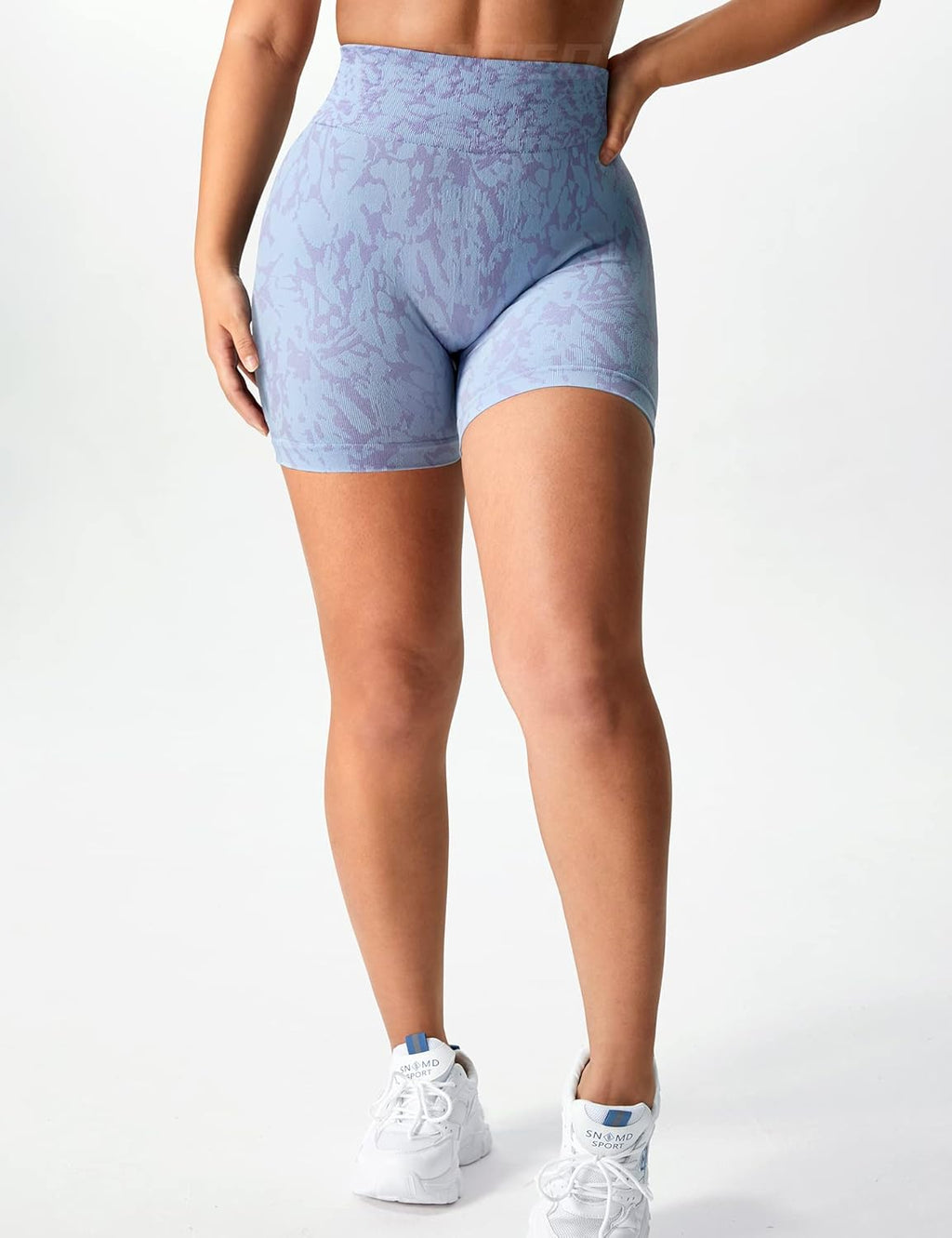 Women Seamless Camo Shorts High Waisted Gym Yoga Workout